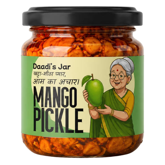 Mango Pickle 350g | Daadi's Jar Authentic Aam Achar